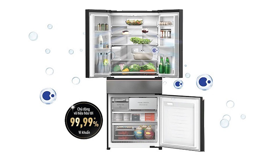 Công nghệ Nanoe giúp loại bỏ vi khuẩn có hại hiệu quả