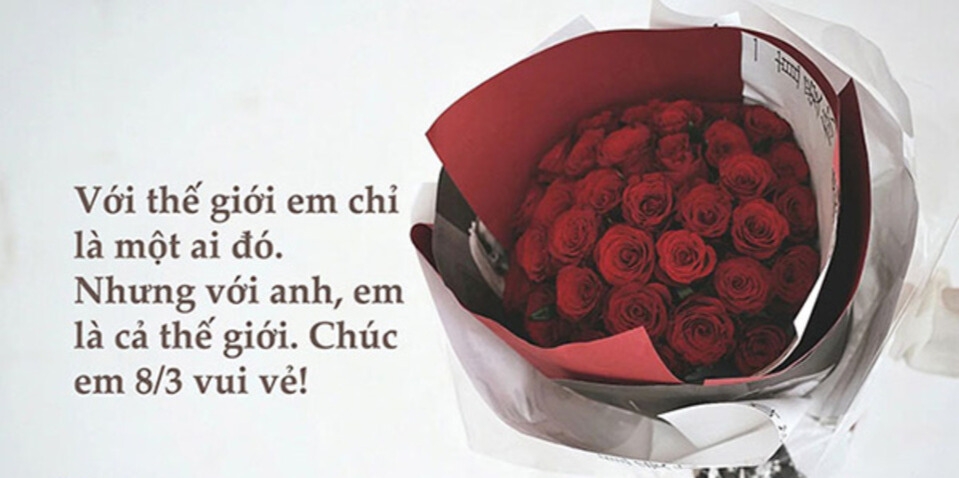 Lời chúc 8/3 cho bạn gái yêu xa