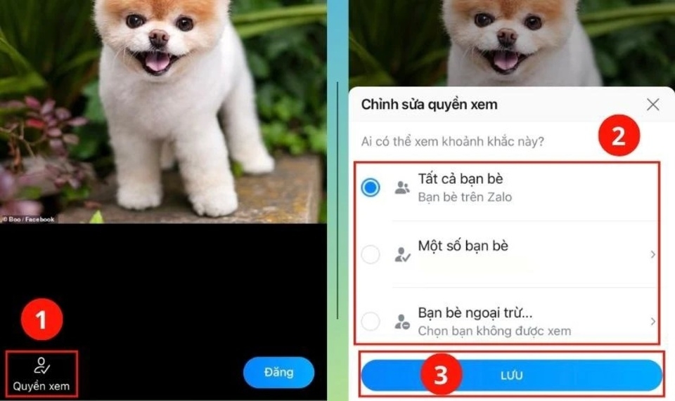Lựa chọn quyền riêng tư