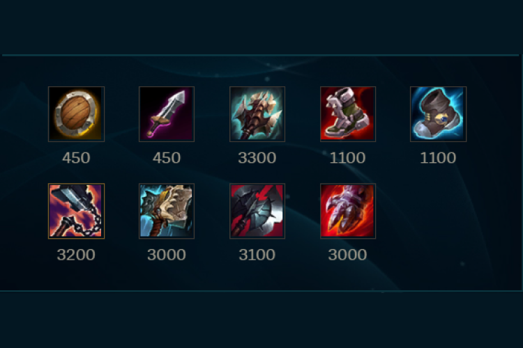 Trang bị cho Urgot