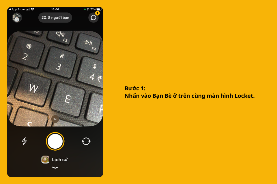 Cách hủy kết bạn Locket