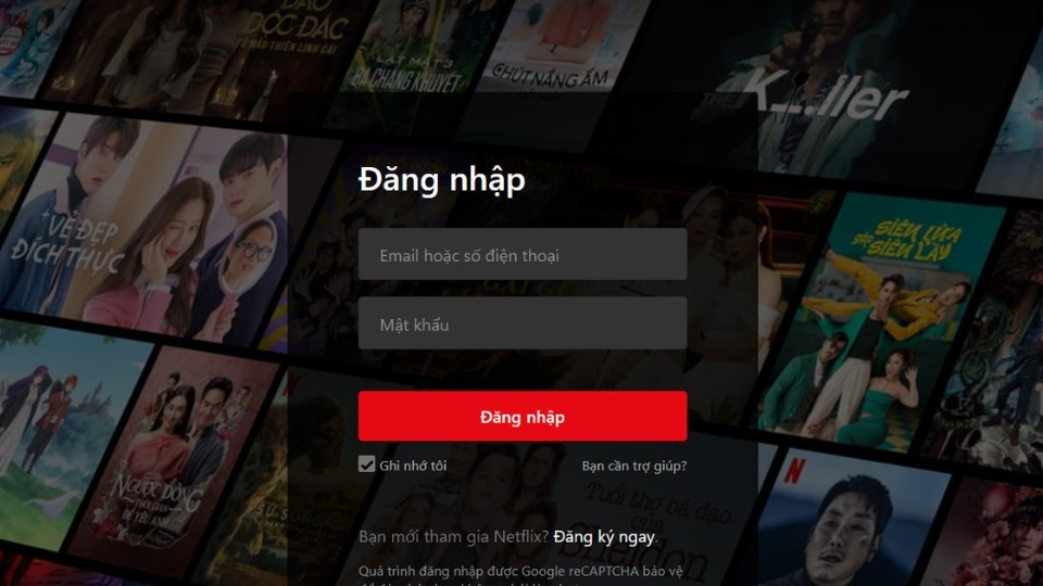 Đăng nhập vào tài khoản Netflix mà bạn đang dùng.