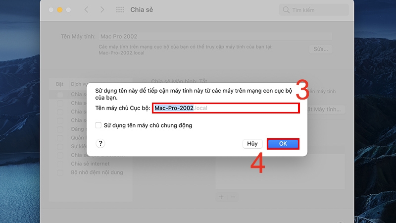 Tiến hành đổi tên, sau đó bấm OK để xác nhận