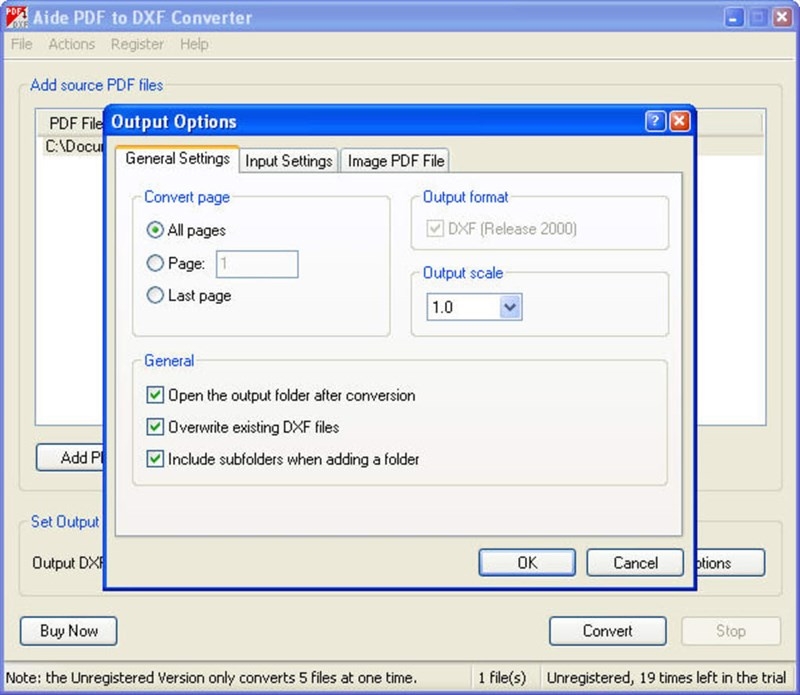 chuyển pdf sang cad 1