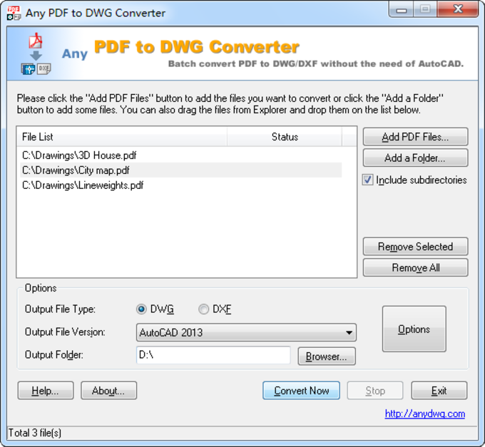 chuyển pdf sang cad 2