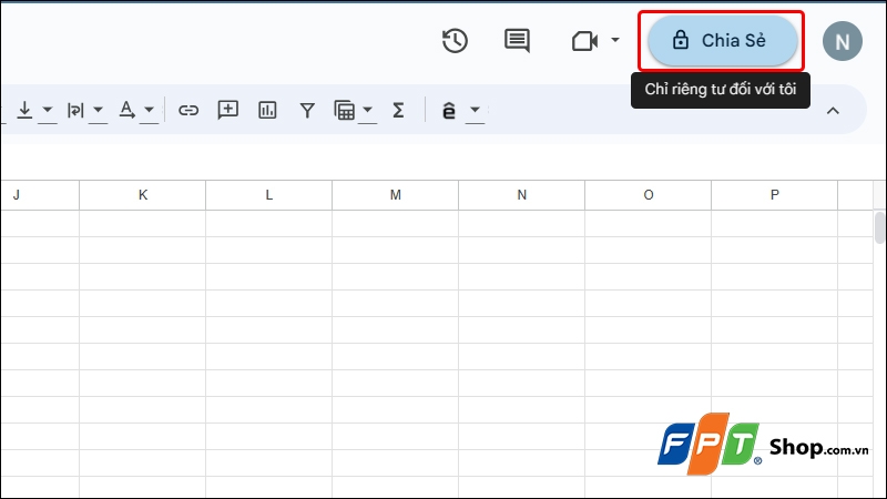 Cách chia sẻ link Google Sheet - hình 1