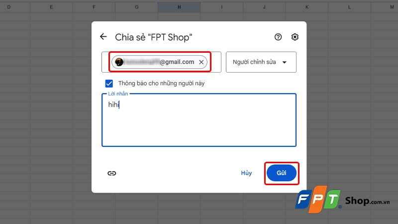 Cách chia sẻ link Google Sheet - hình 2