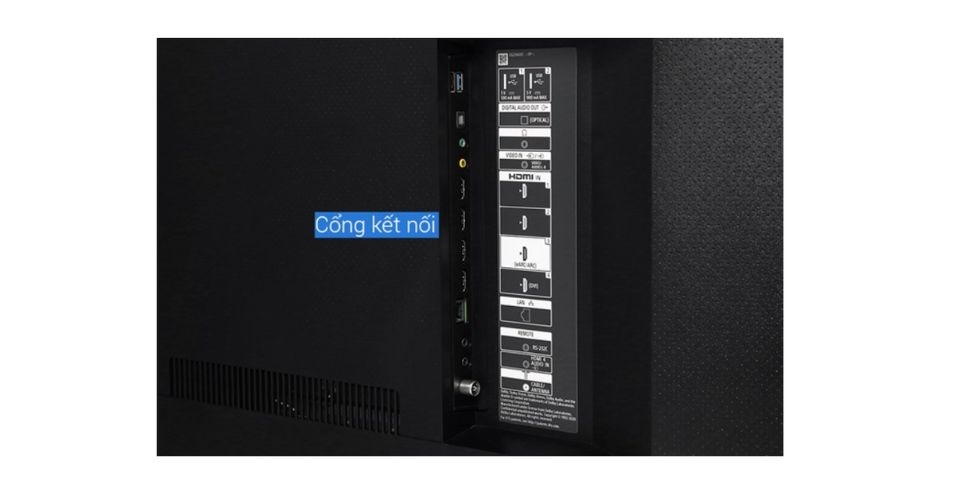 Tivi cũng được tích hợp loa cân bằng X-Balanced Speaker