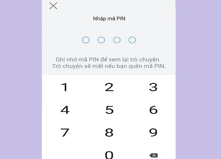 Nhập mã PIN