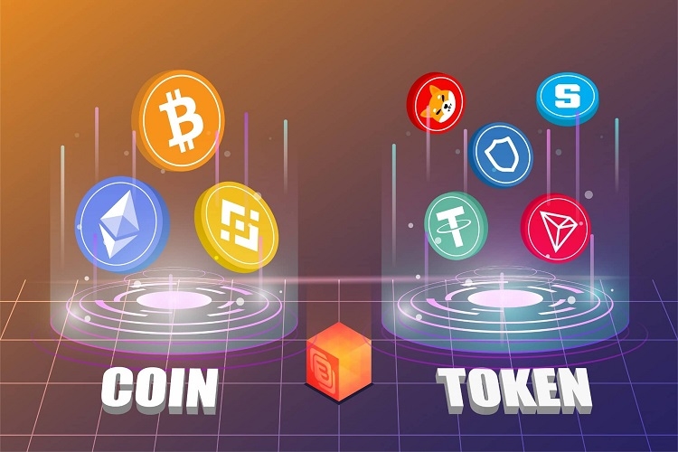 Coin và Token đều được phát hành và sử dụng trong mạng lưới blockchain