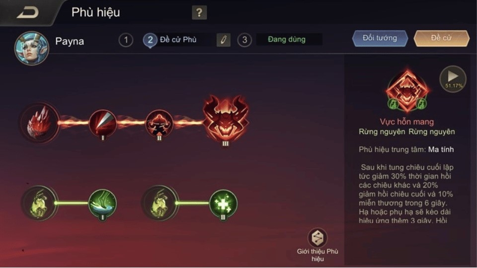 Phù Hiệu - Phép bổ trợ của Payna