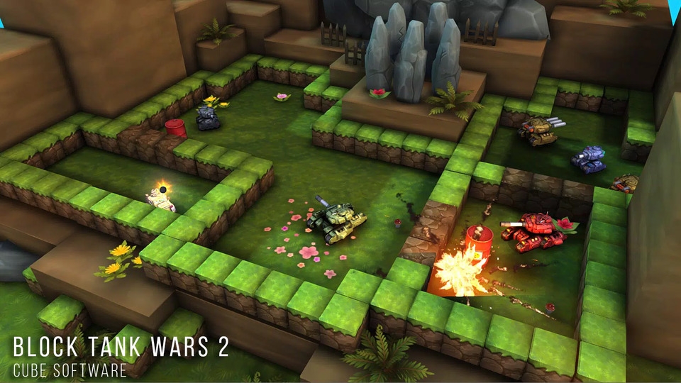 Cuộc chiến đầy máu lửa Block Tank Wars 2