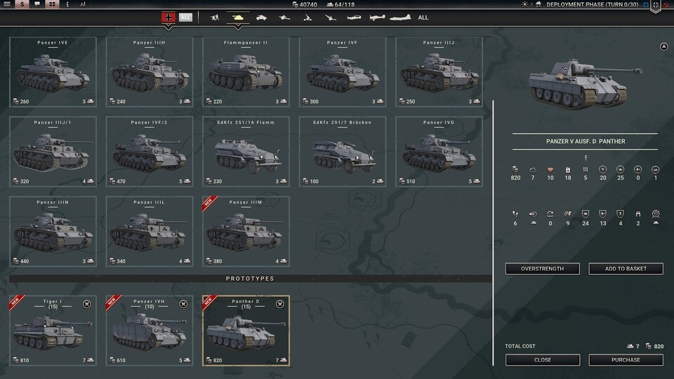 Tham gia tác chiến trong Panzer General