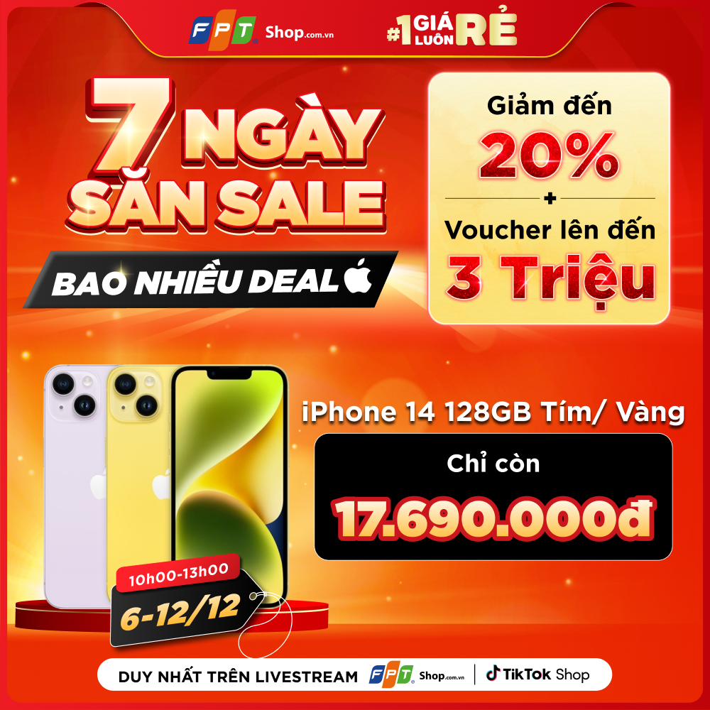 7 ngày Livestream TikTokShop đặc biệt dành cho fan Táo hình 2