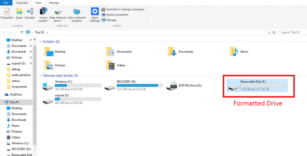cách format usb bị lỗi 10