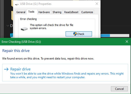 cách format usb bị lỗi 12