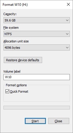cách format usb bị lỗi 2
