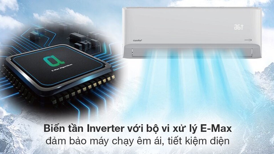 Bộ vi xử lý E-max giúp tiết kiệm điện năng