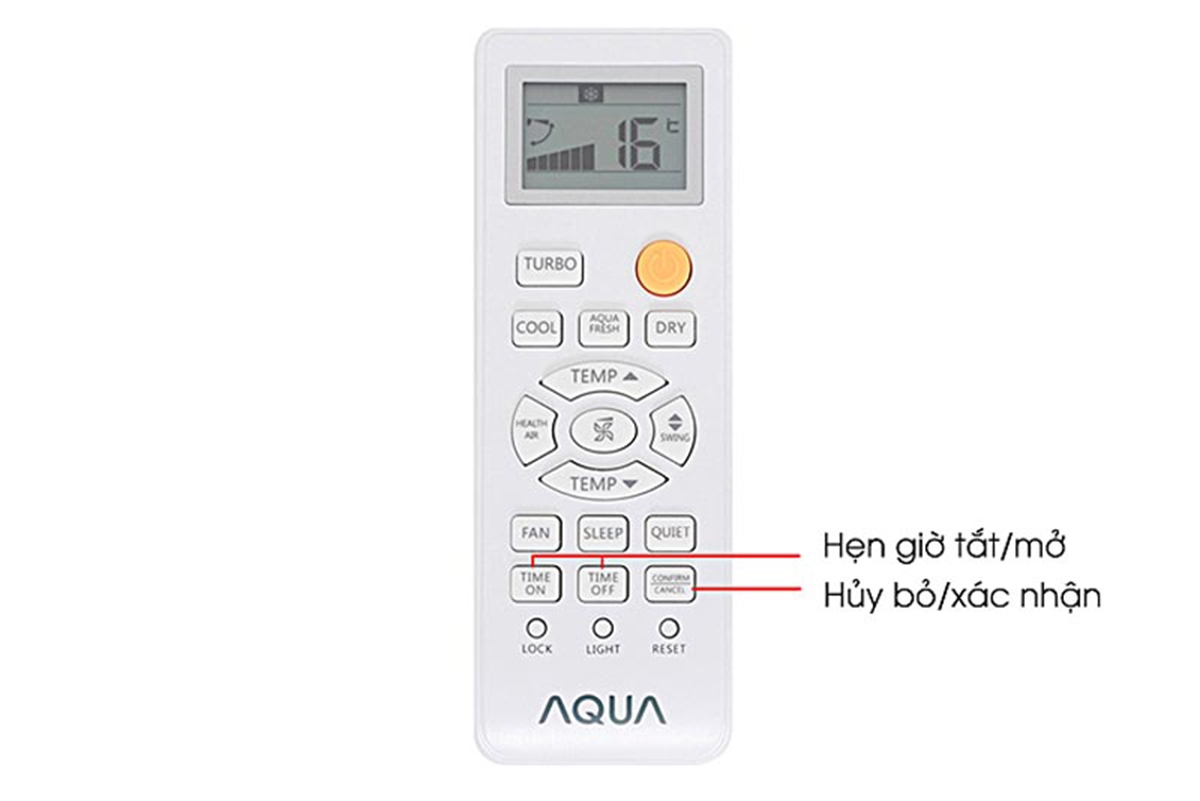 Remote máy lạnh Aqua và chế độ ngủ ban đêm Sleep