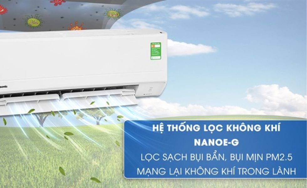 Công nghệ NanoeG lọc bụi mịn PM2.5