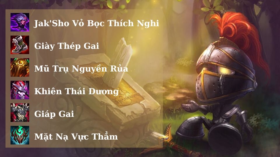 Hướng dẫn build Amumu mùa 13: Lên trang bị, bảng ngọc và combo.