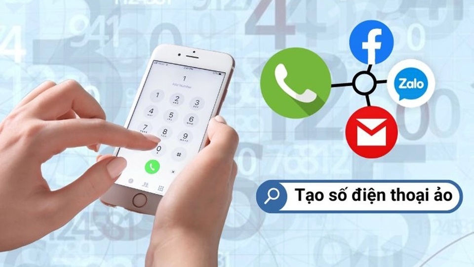Phần mềm tạo số điện thoại ảo