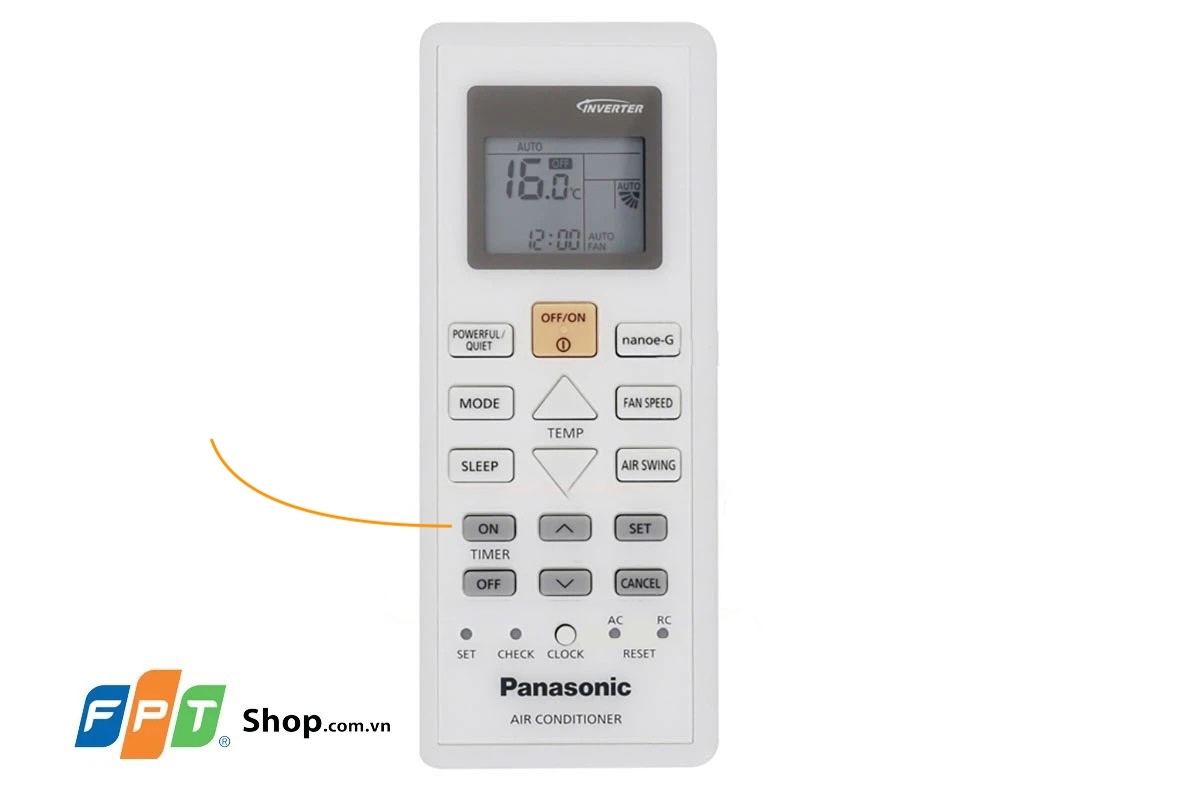 đèn timer trên máy lạnh Panasonic - hình 3