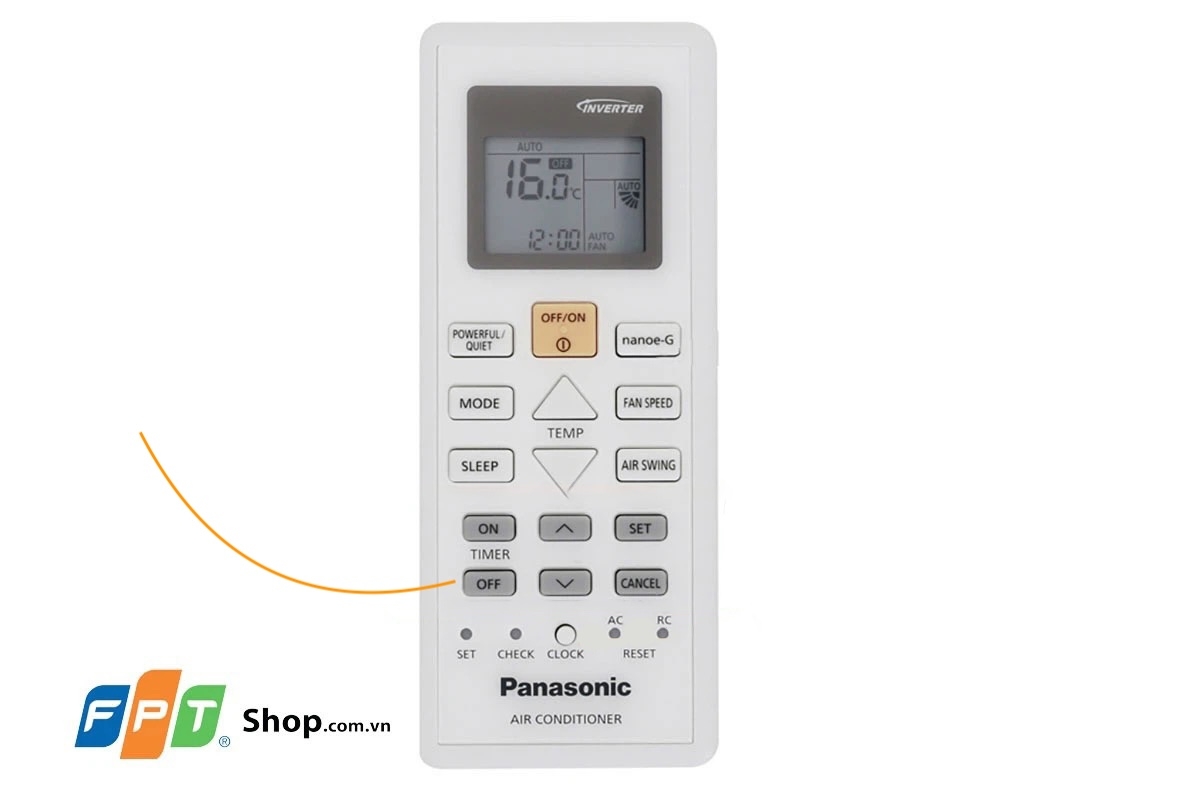 đèn timer trên máy lạnh Panasonic - hình 4