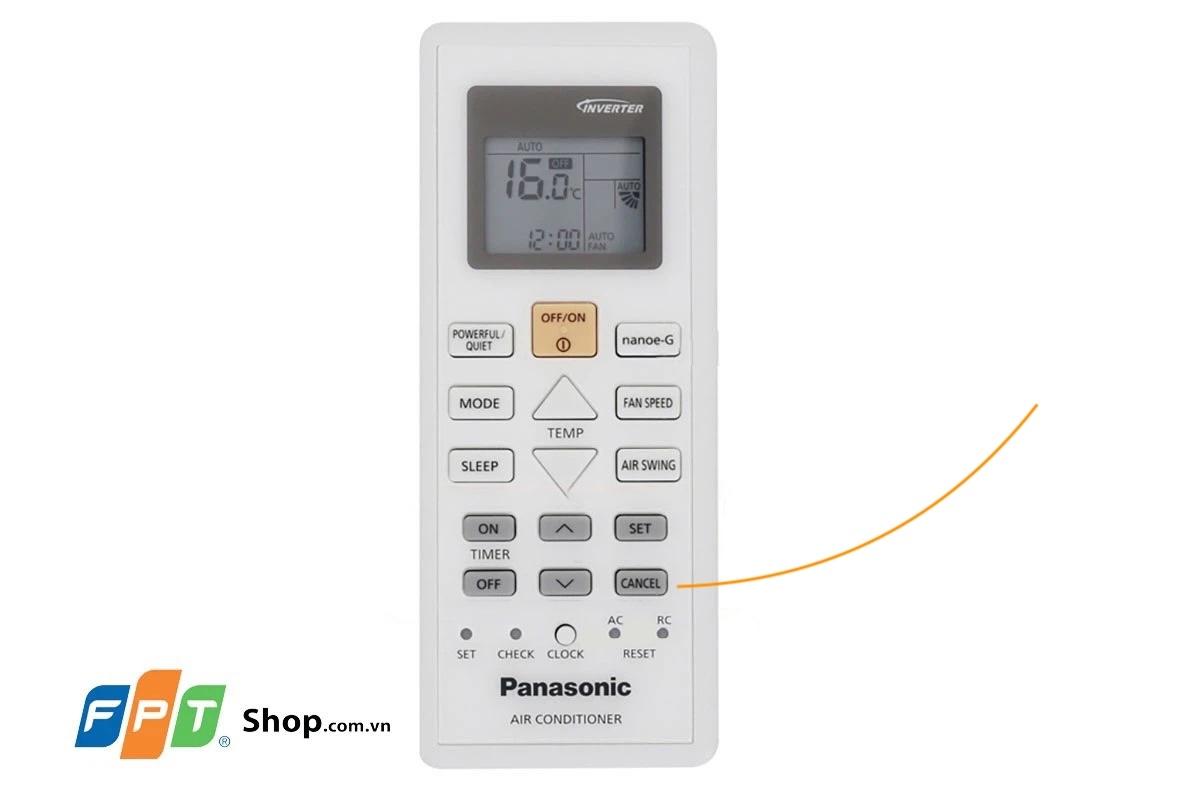 đèn timer trên máy lạnh Panasonic - hình 5