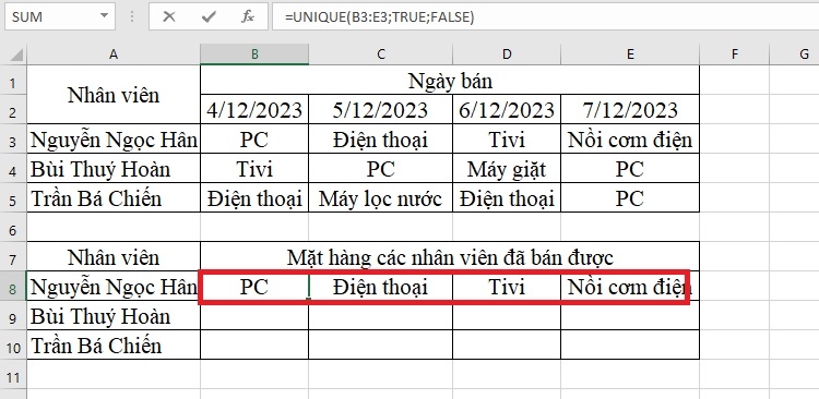 Nhấn Enter sẽ ra kết quả
