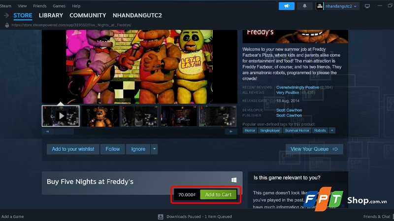 Game Five Nights at Freddy's - hình 7