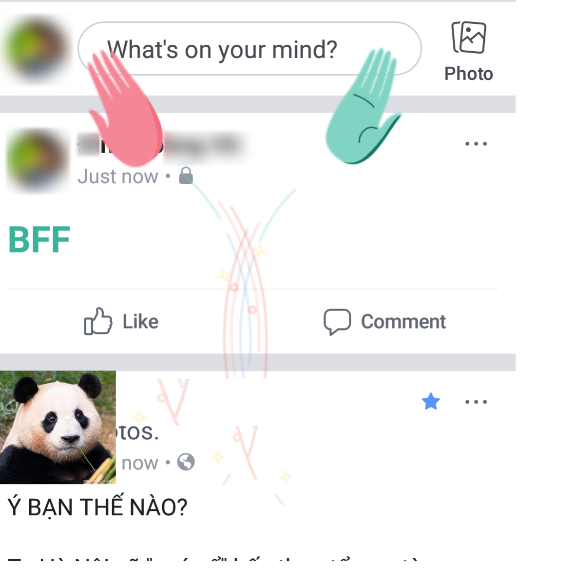 Hiệu ứng BFF bên trên Facebook