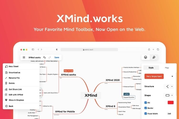 XMind vẽ sơ đồ tư duy nhanh chóng