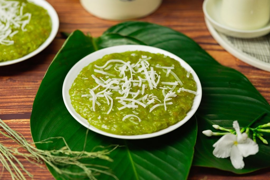 cốm xào dừa 1