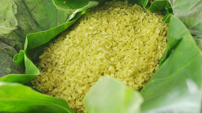 cốm xào dừa 2