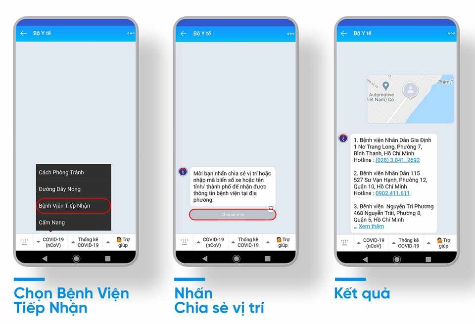 Bộ y tế kết hợp công nghệ Chatbox để xử lý