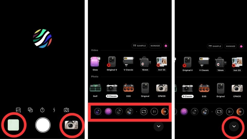 Chụp ảnh, quay video bằng Dazz Cam