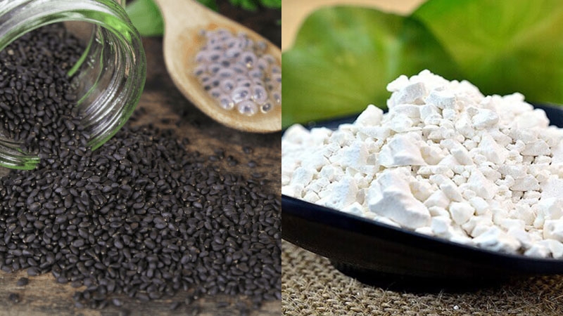 Hạt é kết hợp bột sắn dây