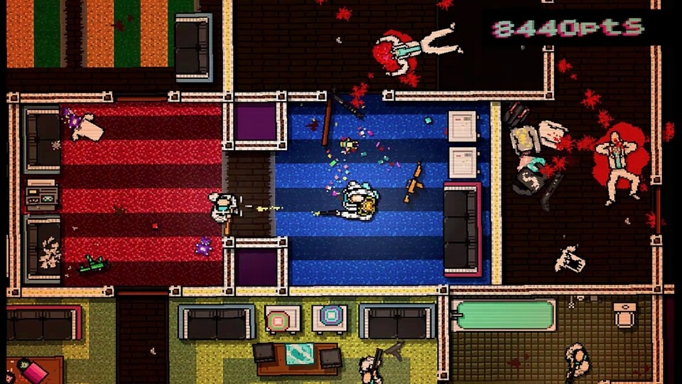 Tận hưởng đồ họa độc đáo trong Hotline Miami