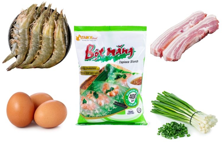 Nguyên liệu chính để làm bánh ép Huế chuẩn vị