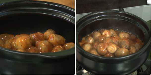 đậu hũ kho nấm rơm - Ảnh 12