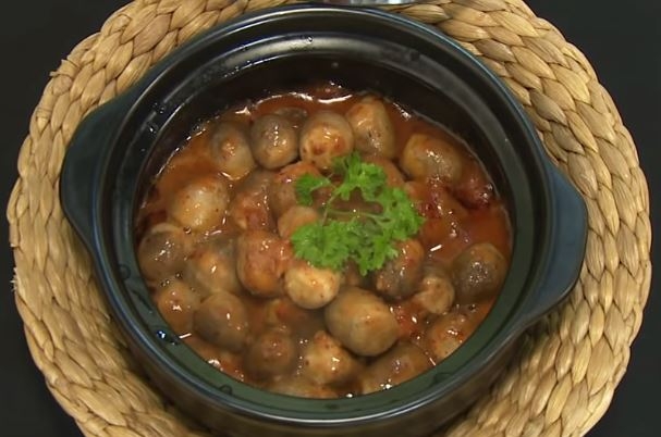 đậu hũ kho nấm rơm - Ảnh 13