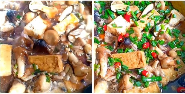 đậu hũ kho nấm rơm - Ảnh 6
