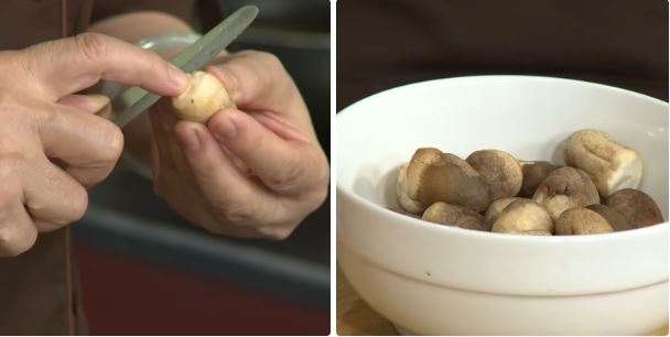 đậu hũ kho nấm rơm - Ảnh 9