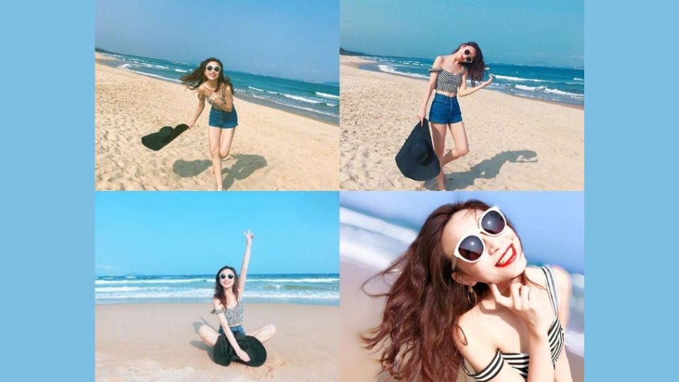 Tạo dáng tự nhiên và cười thật tươi