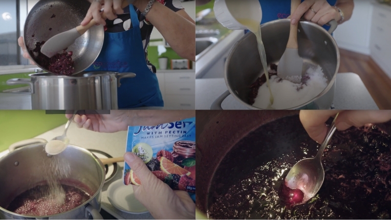 Cách làm mứt hoa hồng từ hoa hồng tươi 2