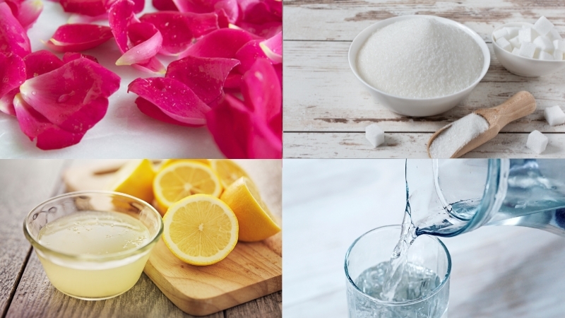 Cách làm mứt hoa hồng từ hoa hồng tươi