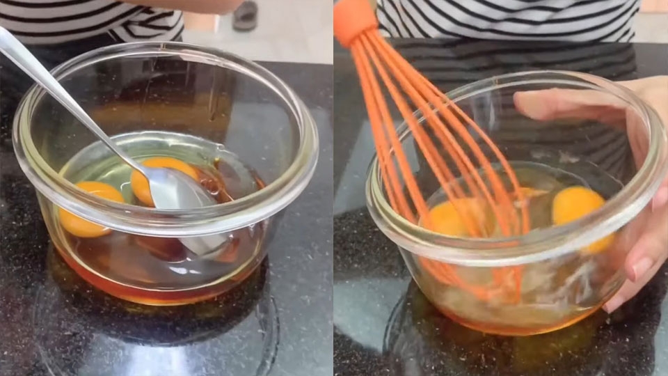 Làm hỗn hợp trứng