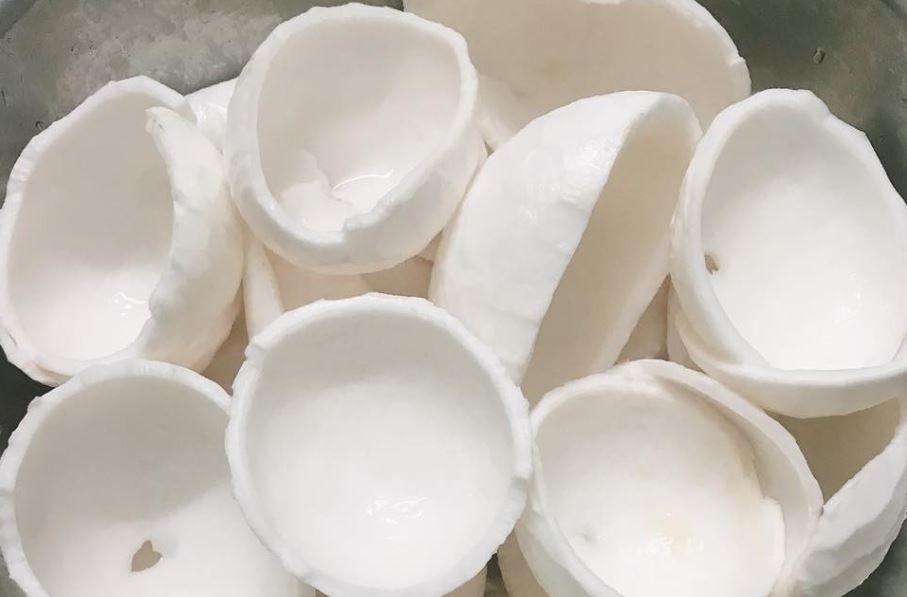 cách làm mứt dừa non 2