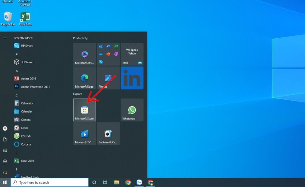 ứng dụng Microsoft Store